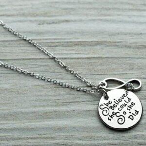 Nurse She Believed She Could So She Did Necklace